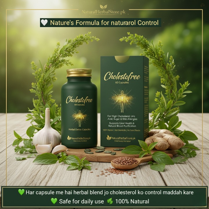 Cholestofree Capsules — For Heart Health, Clean Arteries &amp; Balanced Life