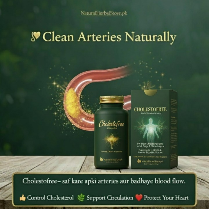 Cholestofree Capsules — For Heart Health, Clean Arteries &amp; Balanced Life