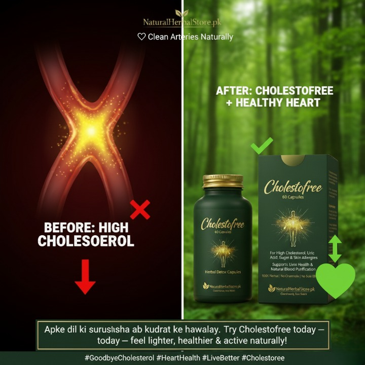 Cholestofree Capsules — For Heart Health, Clean Arteries &amp; Balanced Life