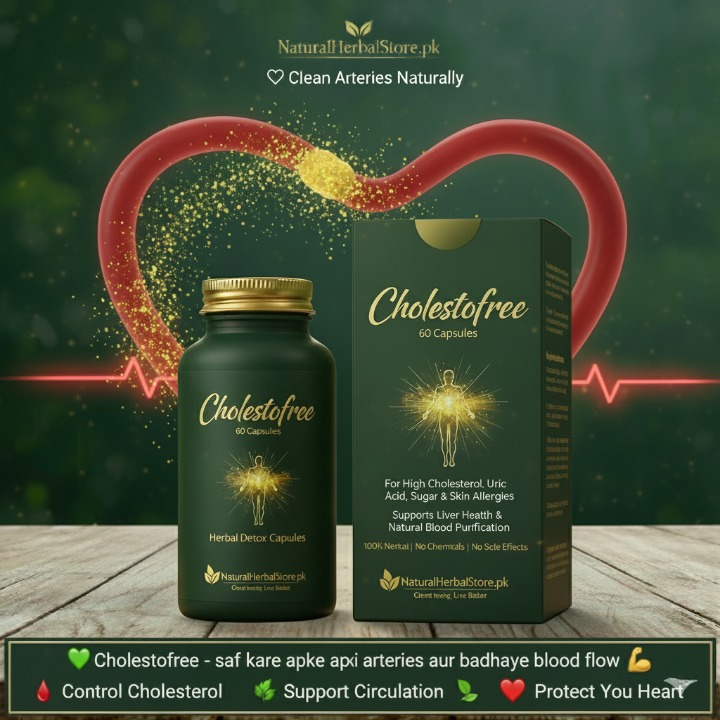 Cholestofree Capsules — For Heart Health, Clean Arteries &amp; Balanced Life