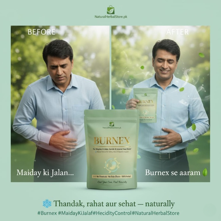 Burnex Powder — Complete Relief from Acidity, Ulcers &amp; Internal Inflammation